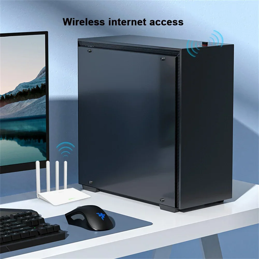 Mini USB Network Card Wireless WiFi Dongle Adapter USB2.0 2.4G 150Mbps WLAN LAN Wi-Fi Dongle Receiver For PC Desktop Tablet