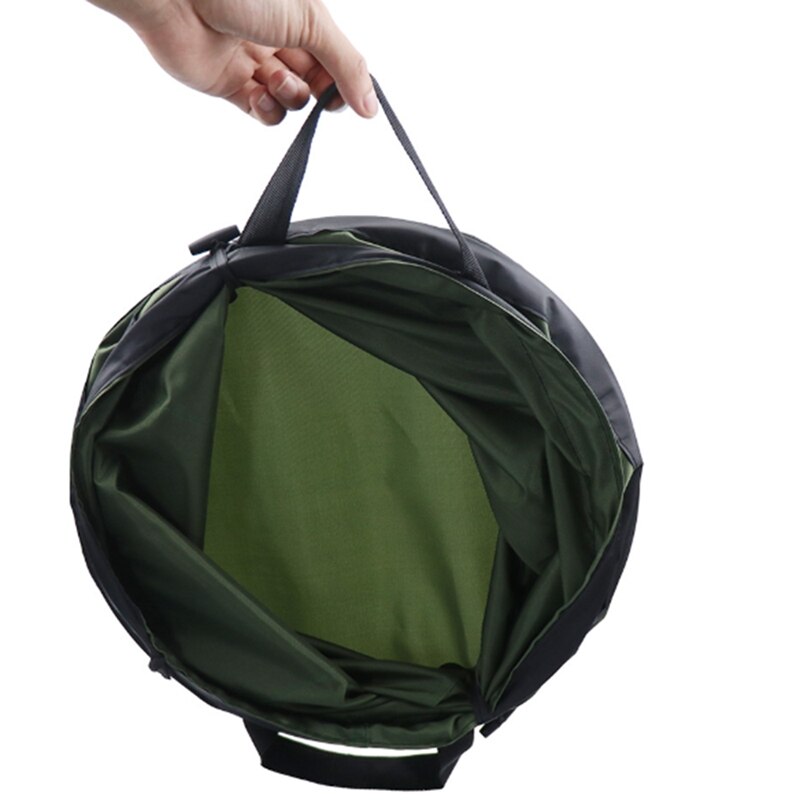 Draagbare, opvouwbare, waterdichte vuilnisbak voor buiten, auto-afvalbak, handig in gebruik, opvouwbare vuilnisbak