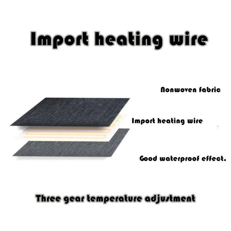 8 In1 USB Electric Heating Pad Adjustable Temperature Thermal Vest Jacket Warmer Safe Reliable USB Electric Cloth Heater Pads