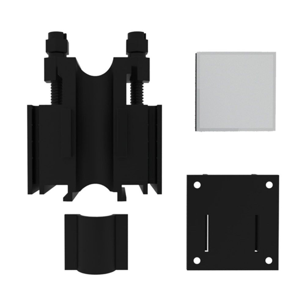 Portable Aquarium Tank Freshwater Fish Lily Pipe Fixture Easy Install Inflow Outflow Universal Fixing Tube Holder Water Hose DIY: black