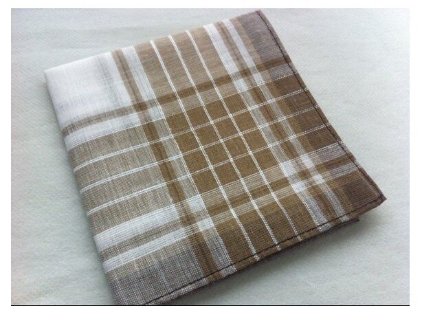 Pañuelo fino 100% de algodón para hombre y mujer, pañoleta de 40x40cm, Color claro, 25, 5 unids/lote