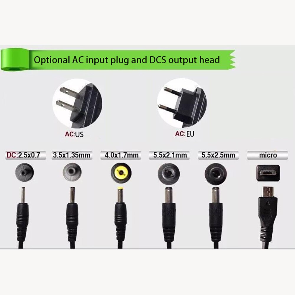 Adaptador de carregador de bateria de lítio ue/eua plugue dc 16.8v 2a 8.4v 2a 18650 5.5mm * 2.1mm 100-240v lítio li-ion bateria carregador de parede