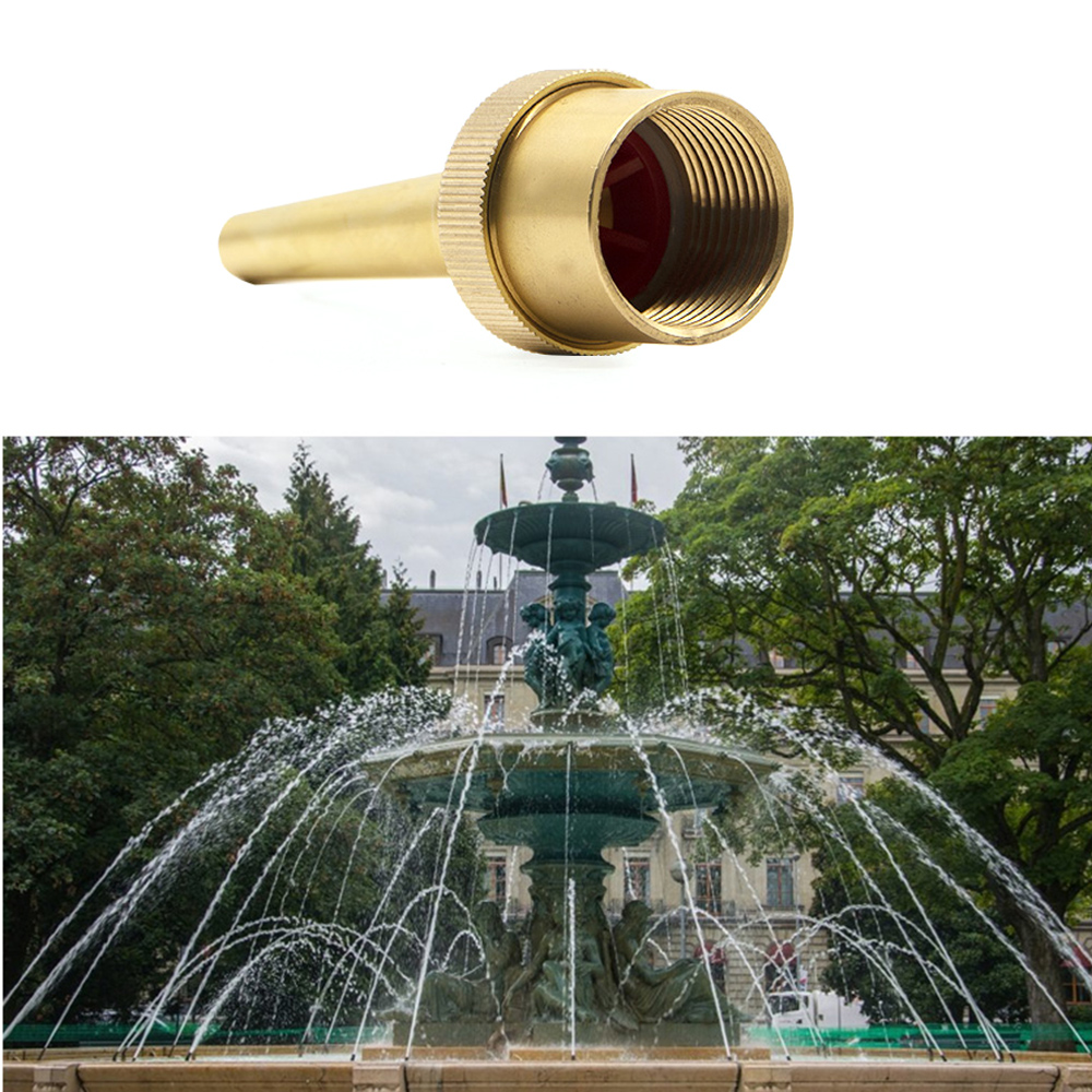 Female Thread G1/2" 3/4" 1.0" 1.5" Adjustable Fountain Nozzles Brass Decorative Water Fountains Head Garden Water Jet Pond