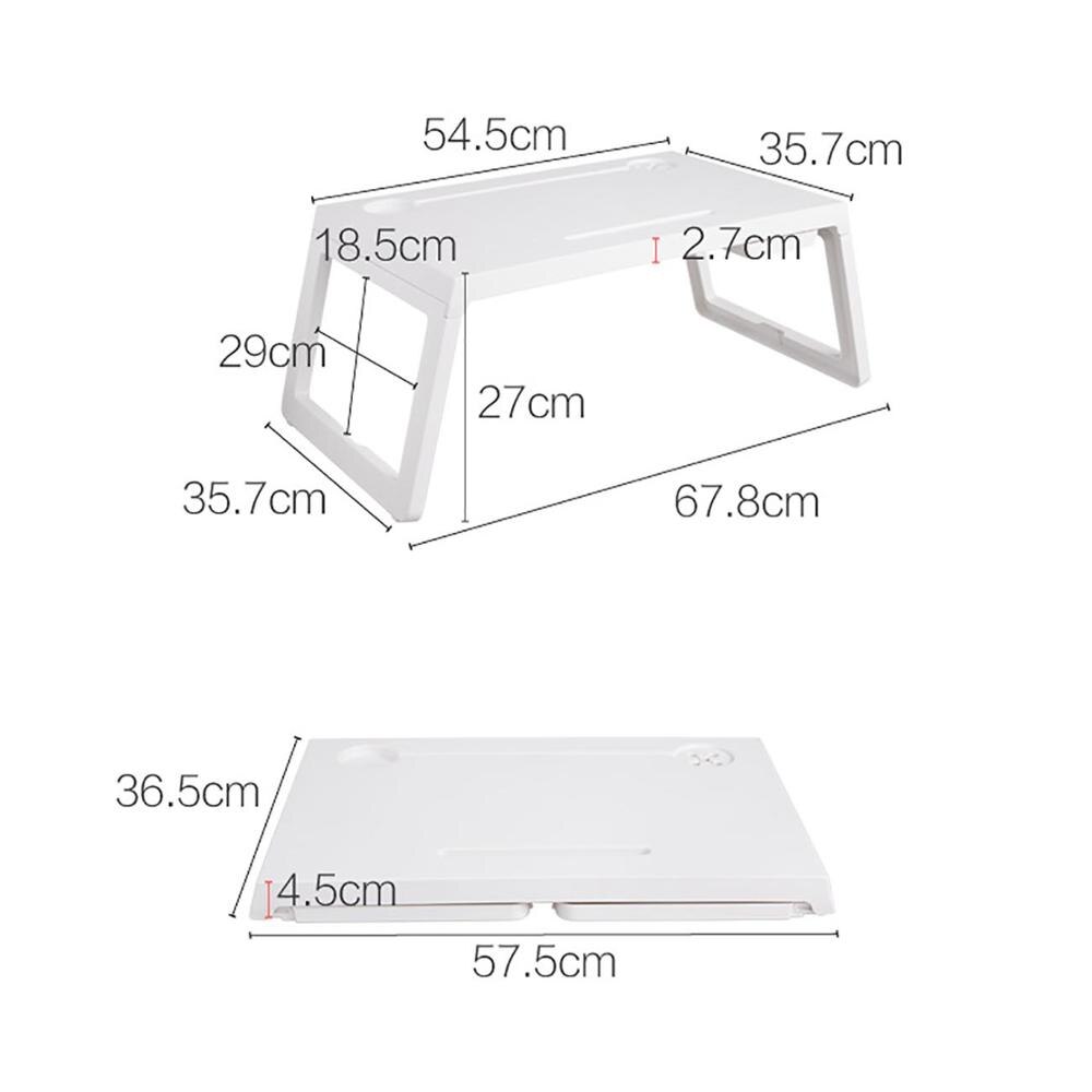 Foldable Portable Laptop Bed Table Stand Rack Computer Reading Kids Study Table Small Table Anti-Skid Table Home Furniture: Default Title
