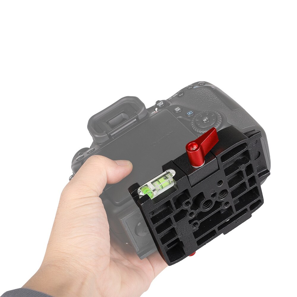 Prato de Liberação Rápida de câmera Tripé De Alumínio Montagem Adaptador Braçadeira para Manfrotto 577 501 500AH 701HDV Q5 P200 HD2000 HD4000