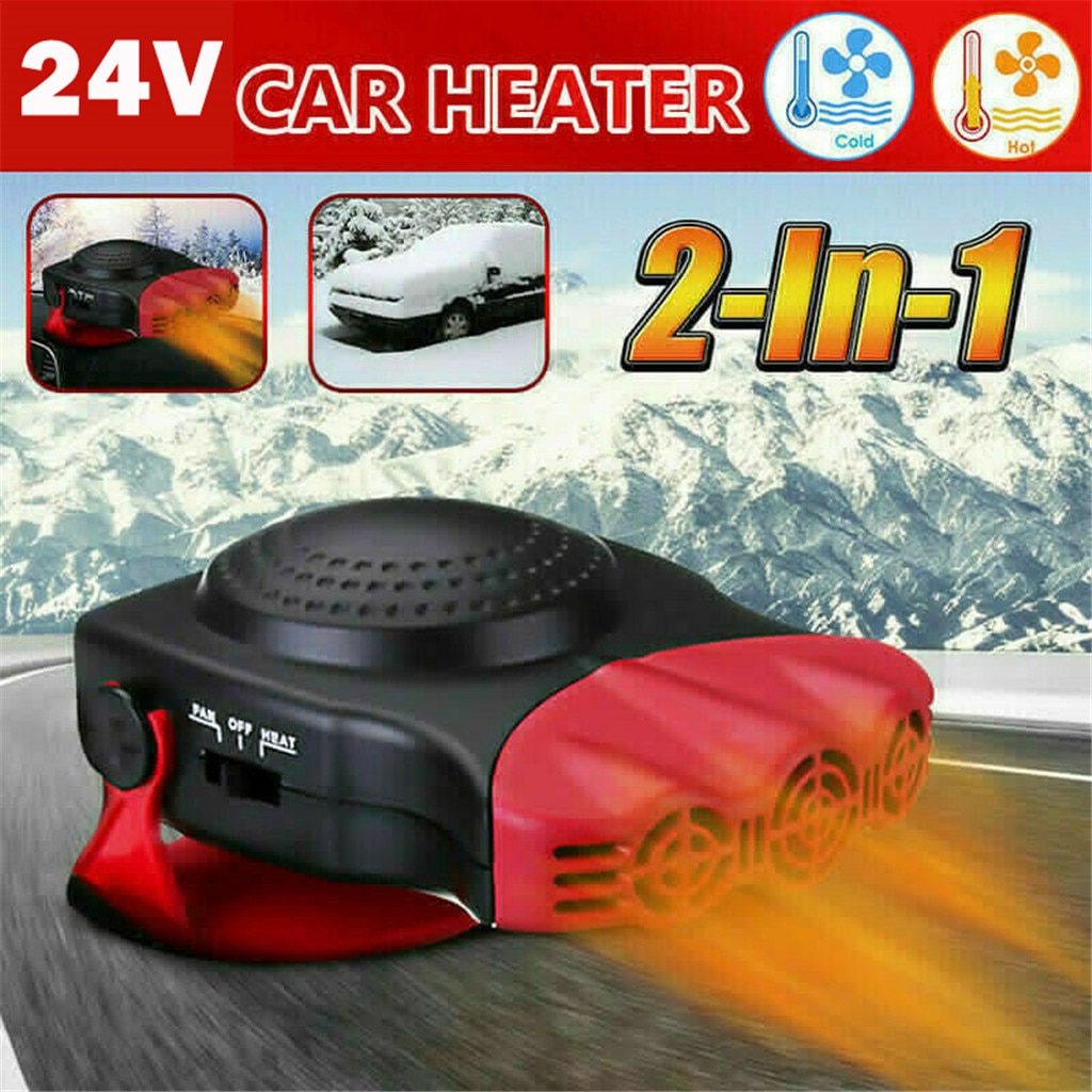 auto hearter 2 in 1 24V 200W auto macchina Stufa Portatile Ventola di Riscaldamento con oscillazione-fuori Maniglia GL macchina interno riscaldatore elettrico defro # g3