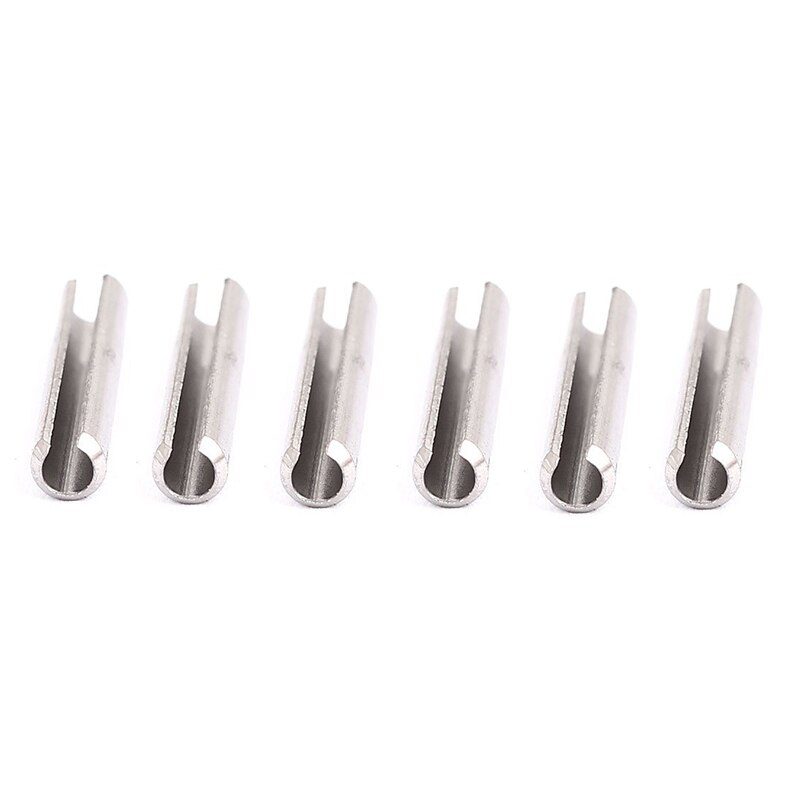 M4x25mm 304 Stainless Steel Split Spring Roll Dowel Pins 10Pcs