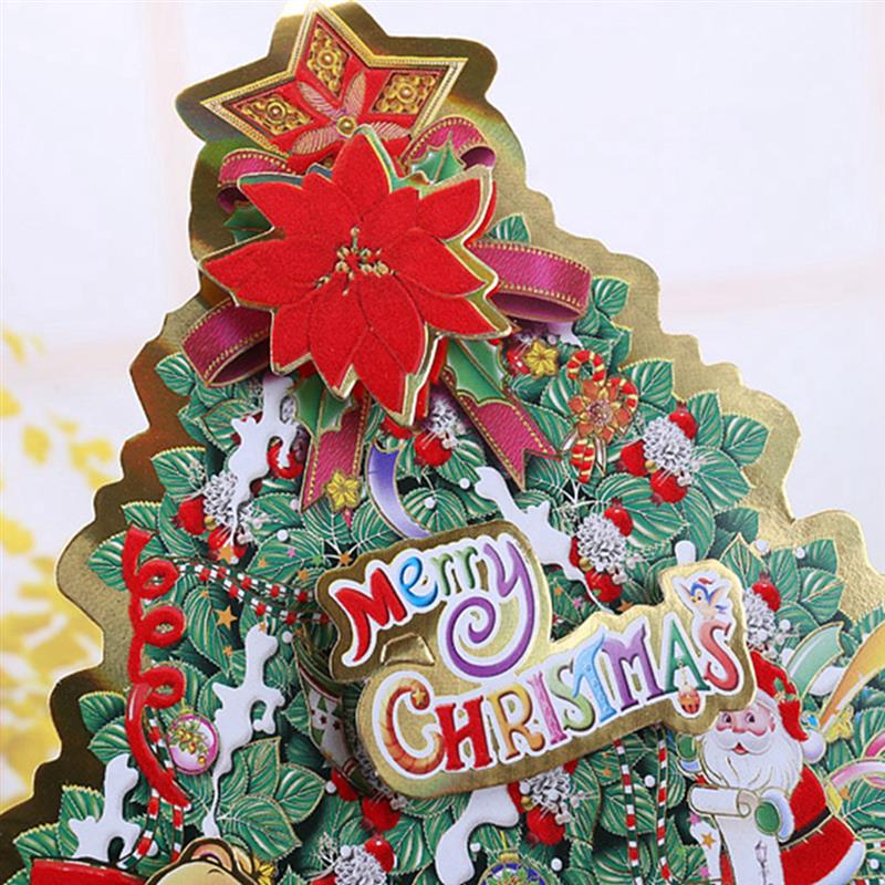 2PCS Christmas Window Sticker Removable Christmas Tree Wall Sticker Wall Decal Sticker 15.35'' X 11.81''