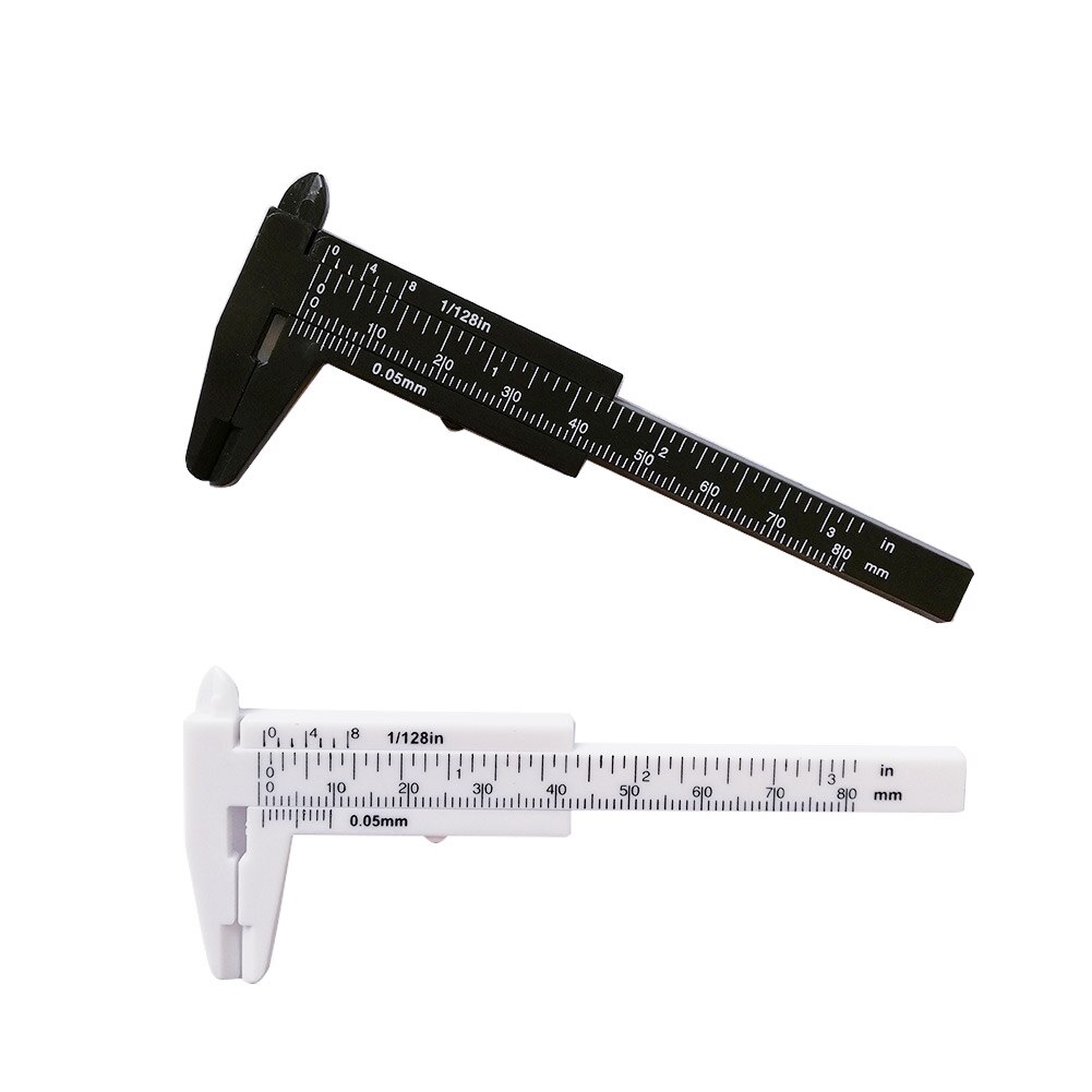 0-80MM Diameter Carpentry Mini Measuring Tool Ruler Portable Vernier Caliper Double Scale Gauge Sliding Student Office Depth