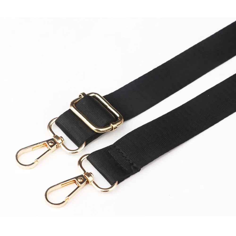 Sangle de sac en nylon pour femme, large sangle de remplacement, 1.3m de long, accessoires de messager, initiée: Or et de lumière