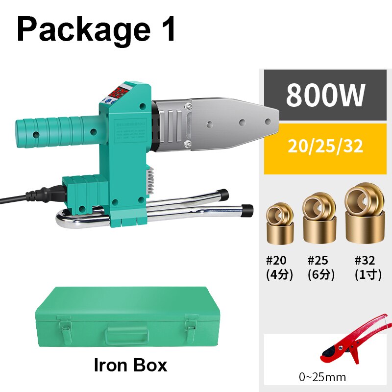 Tube Pijp Lassen Machine Verwarming Ppr Pe Pp Pijp Lassen Machine Ppr Lasmachine Plastic Lasser: upgradePackage 1
