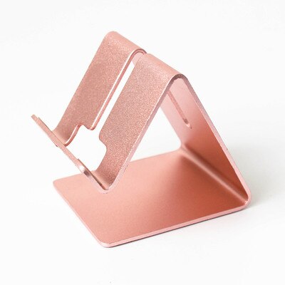 Luksus universal bordtelefon holder stand visitkort holder desktop organizer: Lyserødt guld
