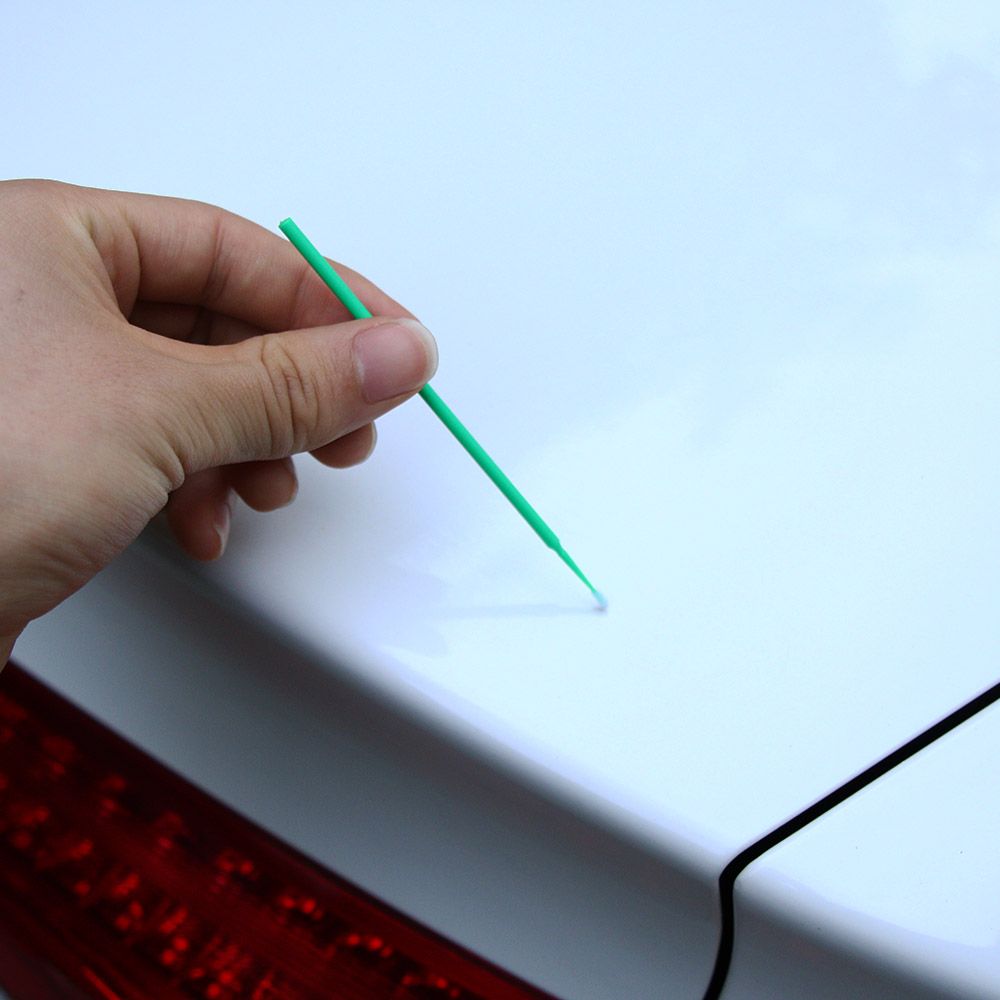 100 Stks/partij Auto Mini Hoofd Borstels Verf Touch-Up Up Verf Micro Borstel Tips Auto Onderdelen Hoofd Mini Spray auto Applicator Stick
