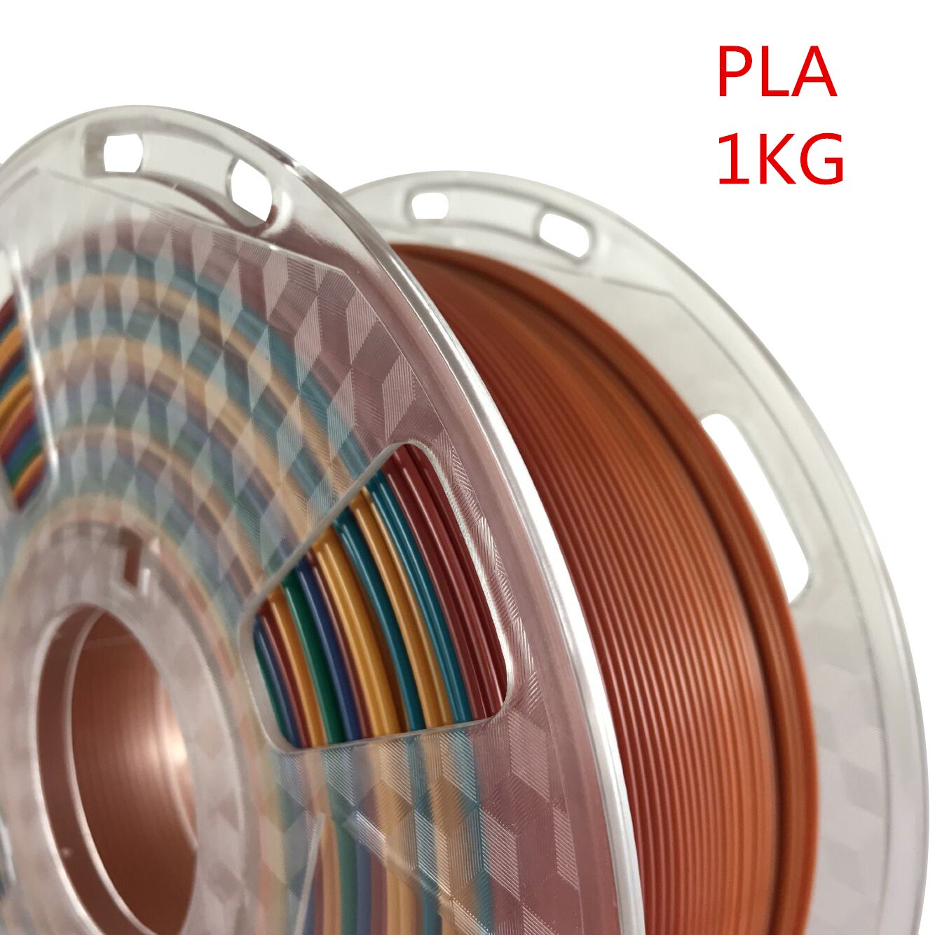 3D Printer Filament 1.75mm PLA Rainbow 250g 500g 1kg 3D Printing Plastic Polychrome Material Colorful Pla Filament for 3D Printe: Rainbow A 1kg