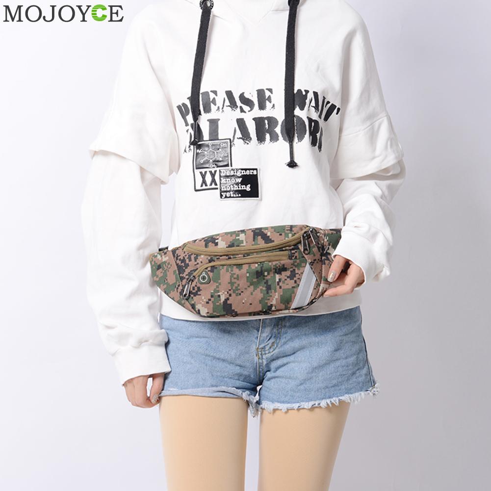 Nylon heuptasje dames heren buitensport camouflage borst crossbody schoudertas