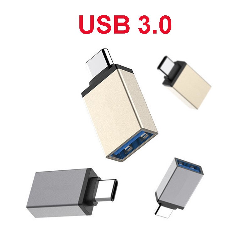 Usb 3.0 Type-C Otg Kabel Adapter Type C Micro Usb Otg Converter Voor Xiaomi Huawei Samsung Muis toetsenbord Usb Disk Flash