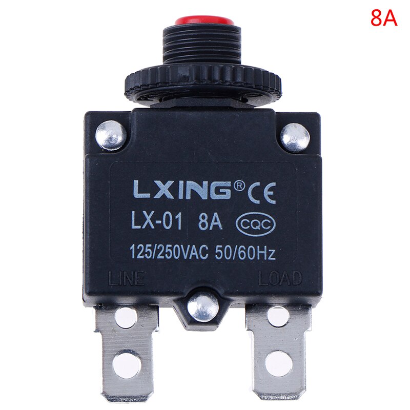 Circuit Breaker Overload Protector Switch Fuse 3A 4A 5A 6A 8A 10A 15A 20A 30A: 8A