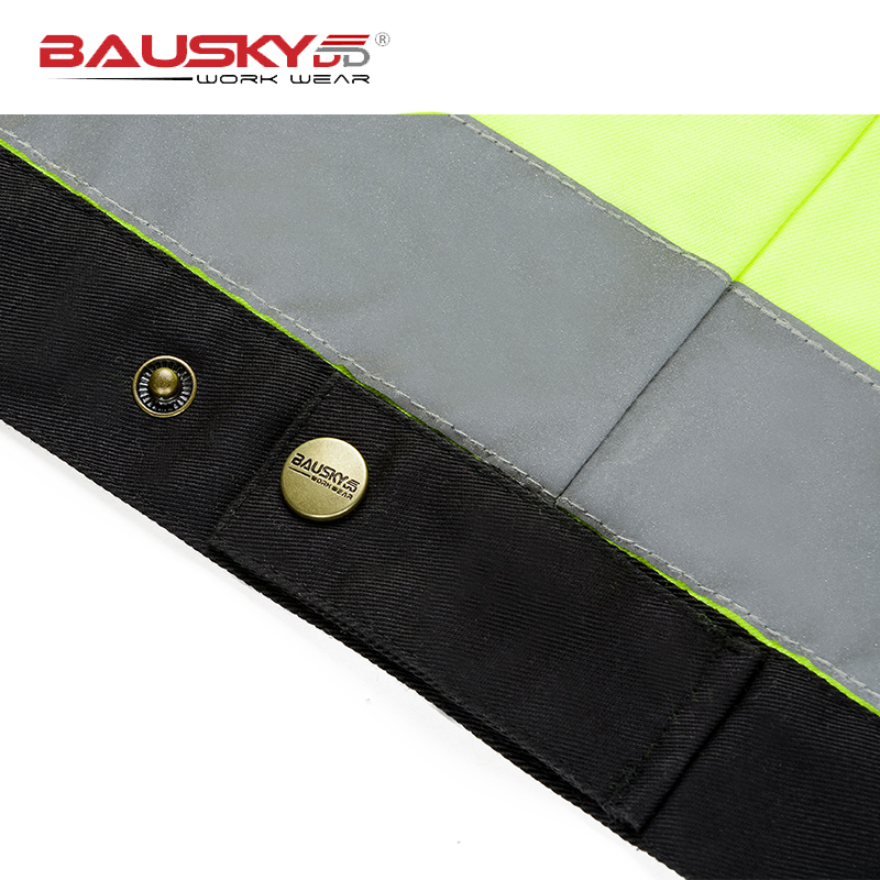 High visibility jacket safety reflective workwearconstruction uniform