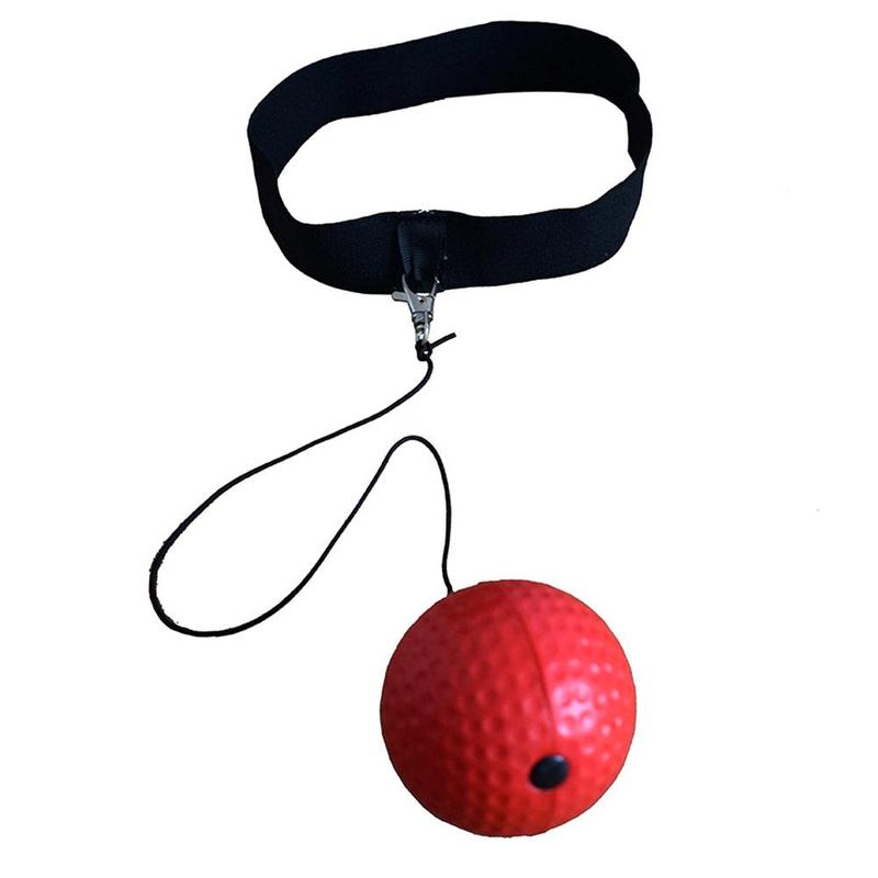 Bola de PU, Bola de velocidad montada en la cabeza, bola mágica de boxeo, bola mágica de combate, capacidad de reacción, coordinación, Bola de ventilación