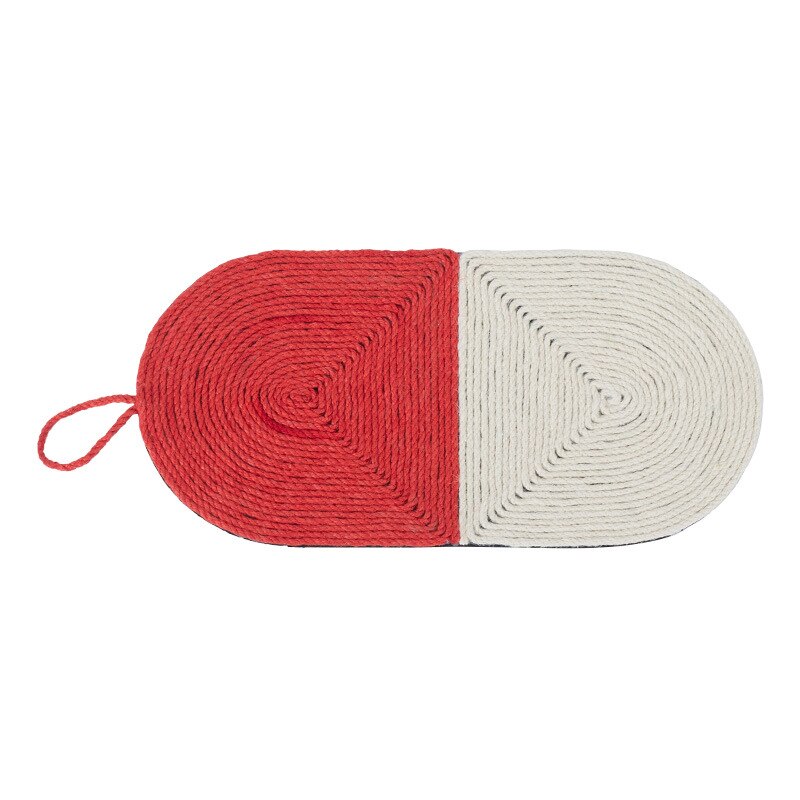 Mata robić drapania kota naturalny sizal filc trwały drapak dla kota kaktus w kształcie sizalu mata robić drapania dla kotów meble ochronne: 4