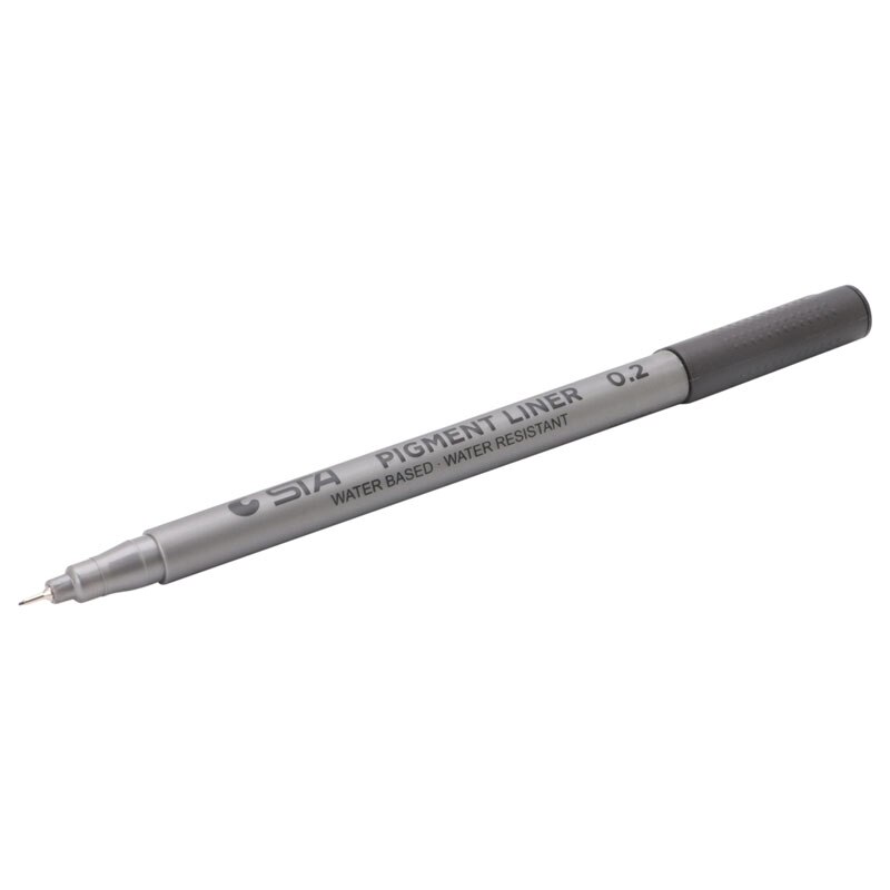 Black Fine Line Pen Waterproof Writing Marker Sketching Art Pens 0.05-0.8mm W15: 0.8mm