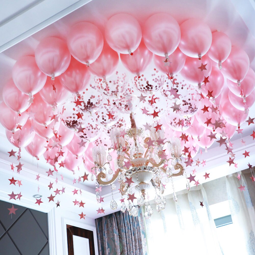 100Stck Rosa Ballon blasiert 10 Zoll Wasser Blasen Spielzeug draussen freundlicher Spielzeug Eltern-Art-interaktion Austausch Interaktive Spielzeug