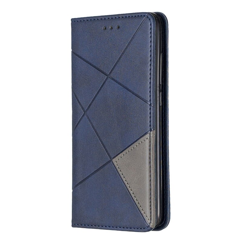 Huawei P40 Lite E fallen Magnetischen kippen fallen auf Für Fundas Huawei P 40 Lite P40 Profi P40lite E P30 p20 Lite Abdeckung Leder fallen Coque: Microfiber / Blau