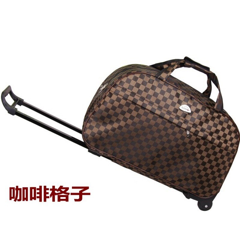 Rolling Suitcase Waterproof air Bag Lady Style Thickening Rolling Suitcase Trolley Luggage Case Travel Luggage With Wheels: design 1