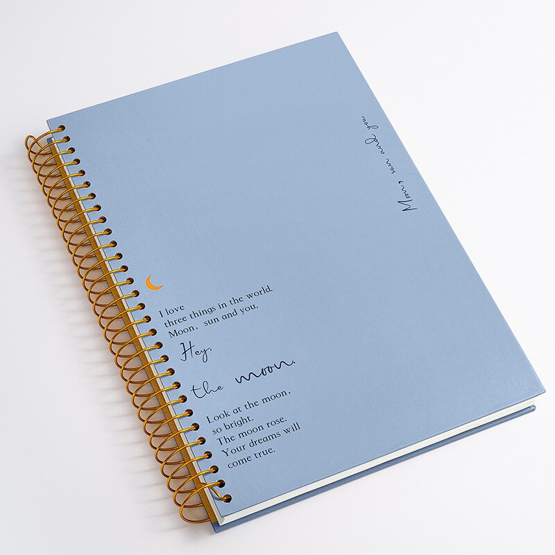 B5 Notebook Binder Sketchbook Office Supplies Lyofes Thicken Spiral Notebooks Book Diary School Stationery Work Super Thick Page: 11