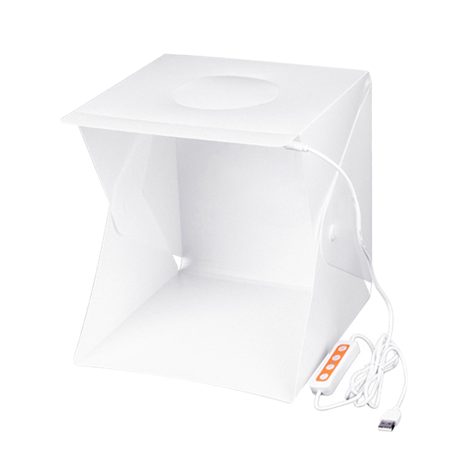 22cm Photography Multifunctional For Camera Mini Foldable Box Adjustable Brightness Portable Photo Studio Top Hole With Lights