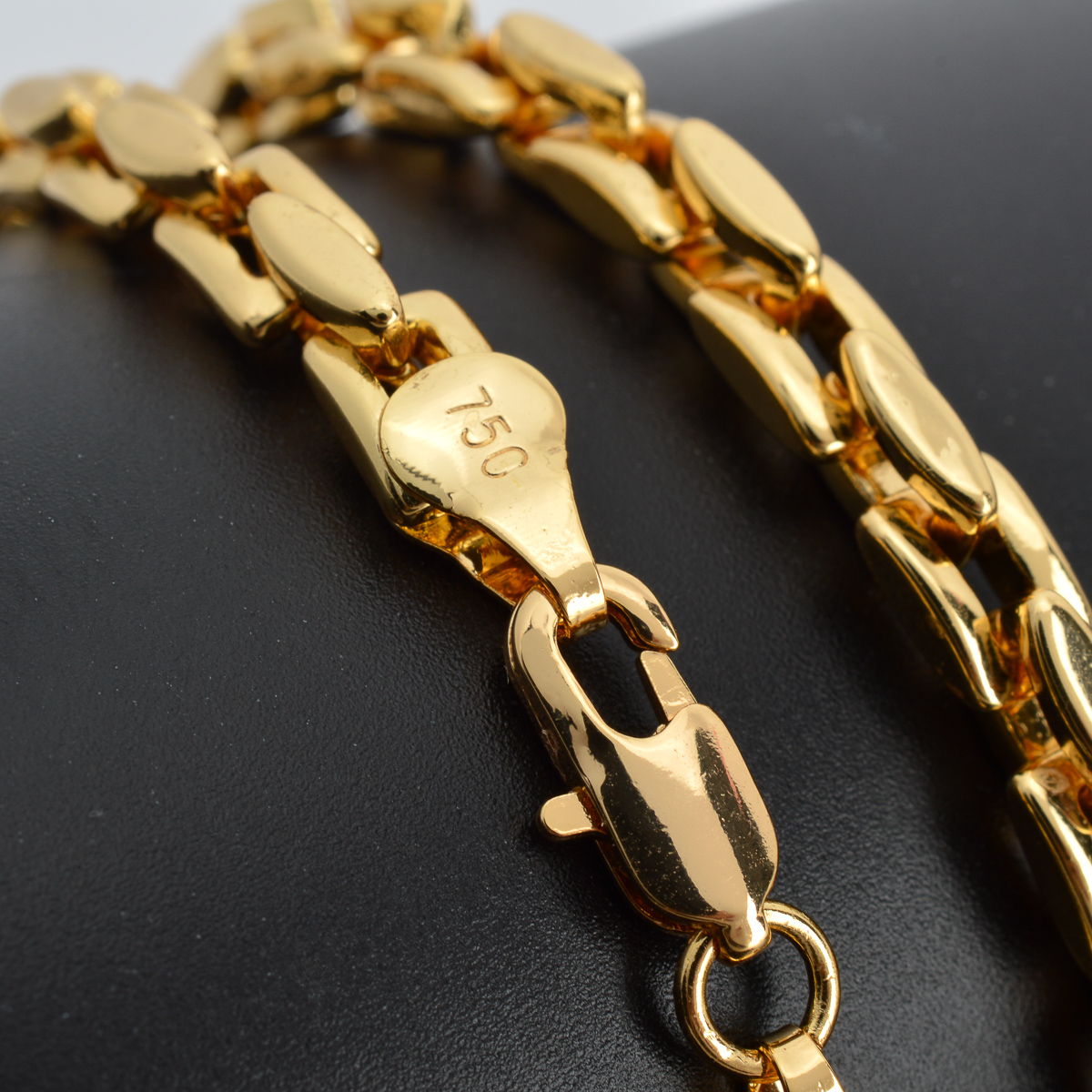 Hiphop Punk Curb Cubaanse Ketting voor Vrouwen Man Verklaring Italiaanse 18K Goud Kleur Choker Trendy Dagelijks Bruiloft Cadeau