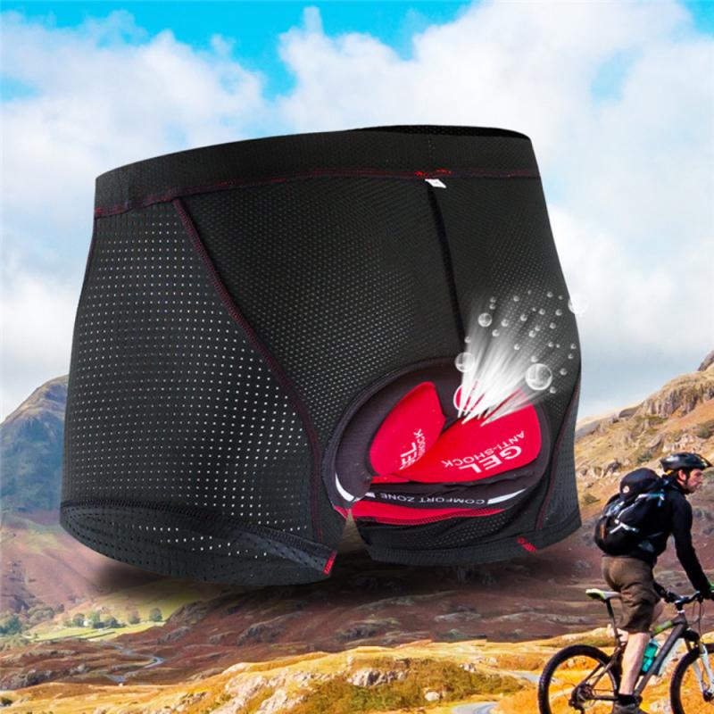 Heren upgrade fietsbroek fietsondergoed 5d gel schokbestendig fietsondergoed fietsbroek fietsondergoed