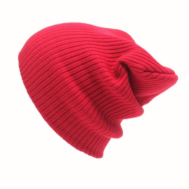 Sales Hoed Voor Winter Hoeden Unisex Skullies Mutsen Effen Gebreide Muts Warme Muts Man Vrouw Mutsen Cap Elastische oc31