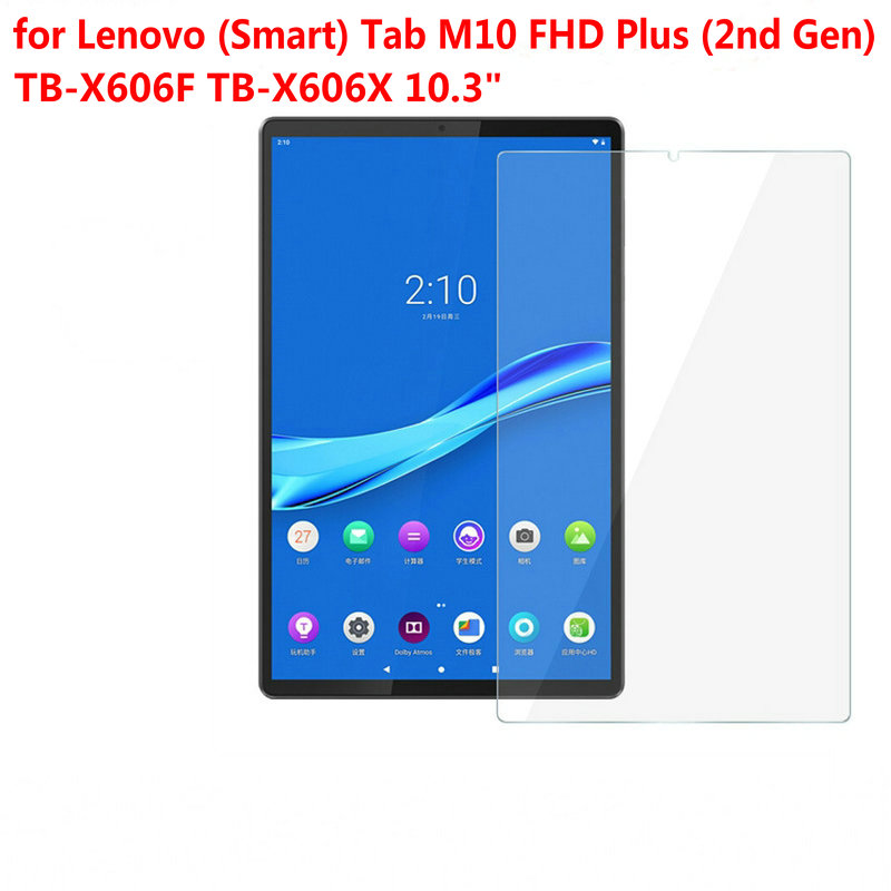 Tempered Glass Screen Protector CASE Film for Lenovo Smart Tab M10 FHD Plus TB-X606F TB-X606X 10.3" M10 X605F X505F 10.1 Tablet: LEN Tab M10 Plus