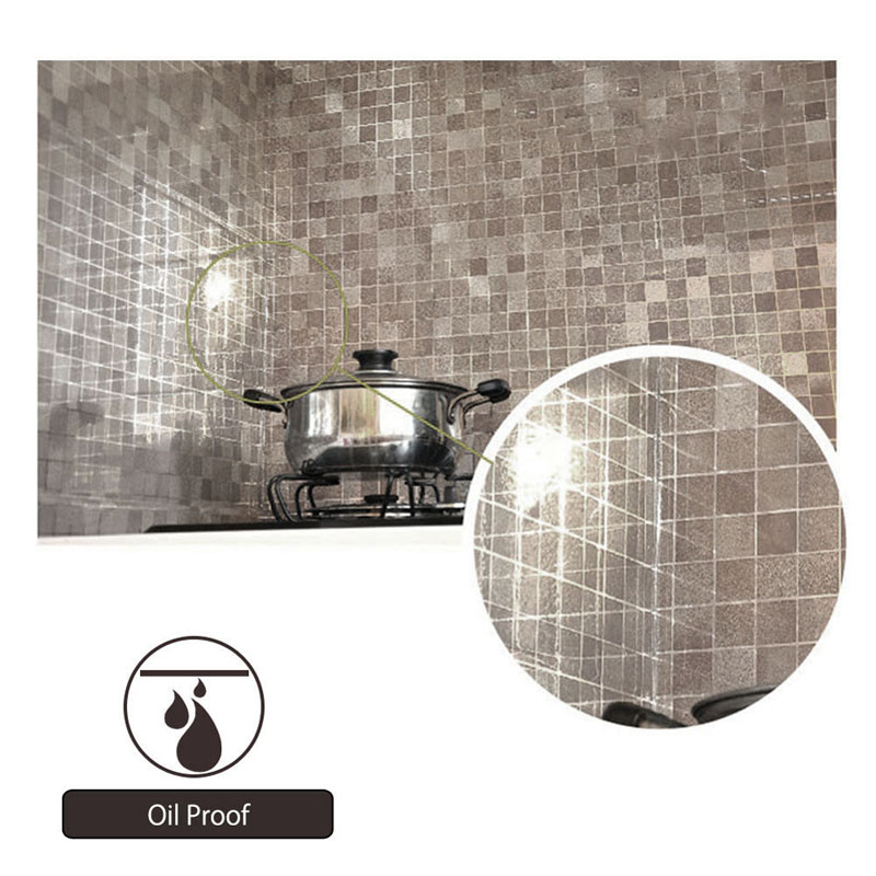 Waterdichte Muur Sticker Mozaïek Folie Zelfklevende Anti Olie Keuken Badkamer Behang Hittebestendigheid Home Decoratie Sticker