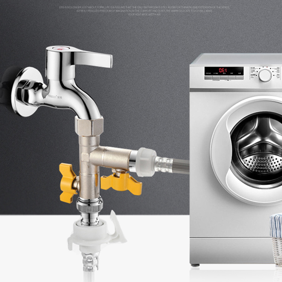 1/2 "Fittingen Alle Koperen Plating 3-Weg 4-Way Gasklep Hoek Ventiel Bal Boiler kraan Schakelaar Shunt Outlet Conversie