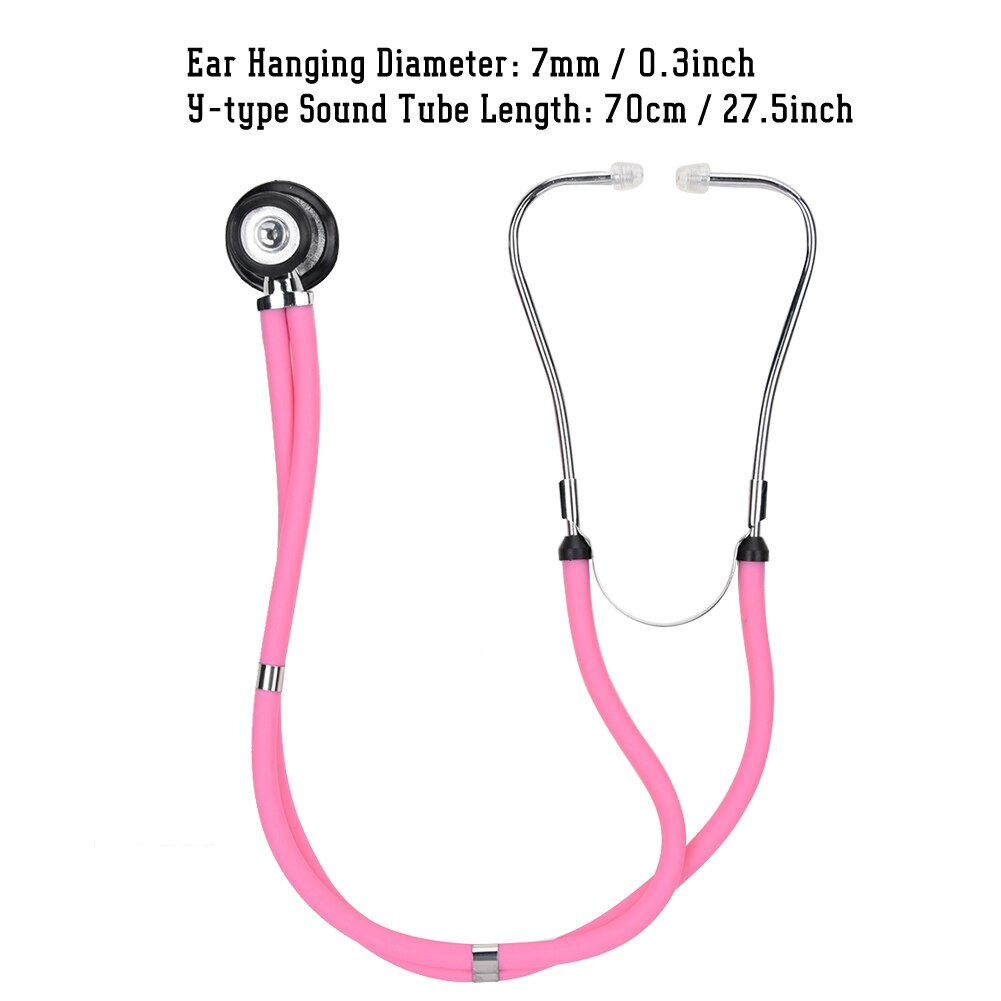 Lightweight Aluminum Alloy Dual Head Acoustic Stethoscope Device