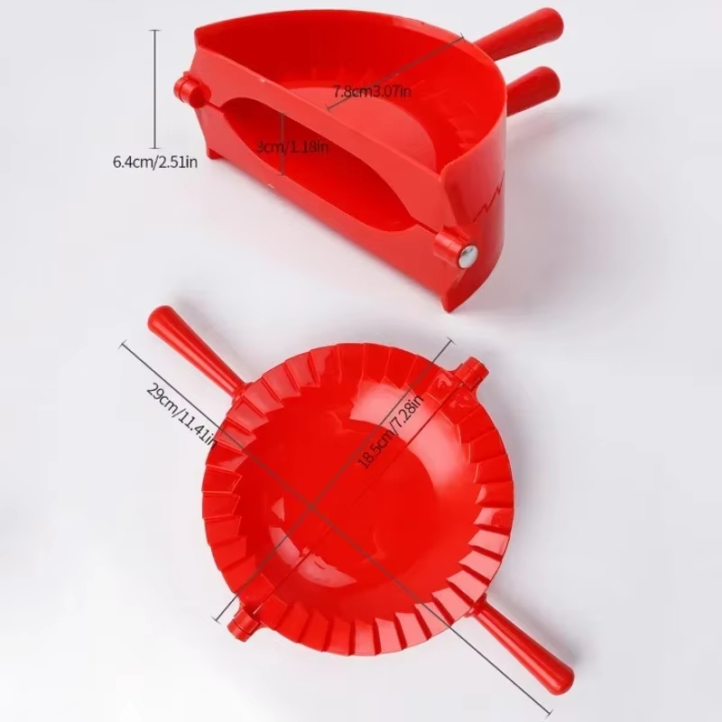 Plastikowa forma robić robienia dużych pierogów Ręczna prasa robić ciasta Rosja Klips robić pierogów Forma robić pierogów Ravioli Narzędzie kuchenne Akcesoria kuchenne: BŁĘKITNA