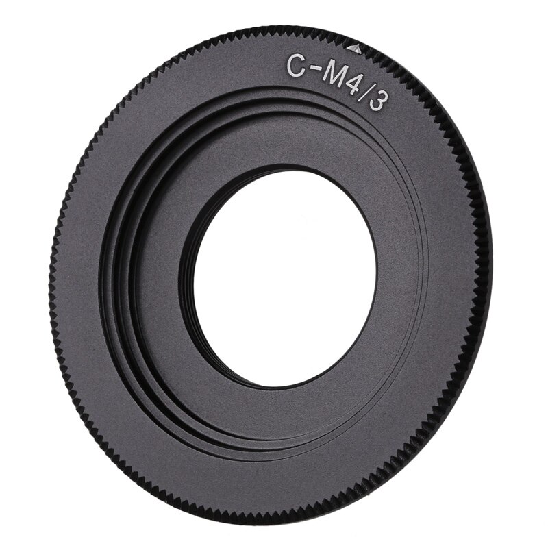 Varejo Preto C Mount Lens Para Micro 4/3 Adaptador E-P1 E-P2 E-P3 G1 GF1 GH1 G2 GF2 GH2 G3 GF3 C-M4/3