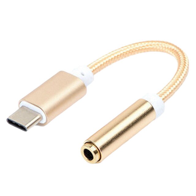 Universele Mobiele Telefoon Converter, Van Usb C Naar 3.5Mm Jack, type-C Naar 3.5Mm Koptelefoon Jack, Telefoon Connector Adapter: phone converter 3