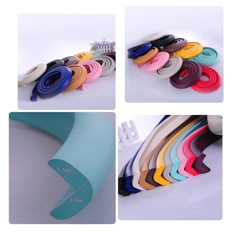 Child Baby Safety Products Glass Table Edge Furniture Guard Strip Horror Crash Bar Corner Foam Bumper Collision Protector 200cm