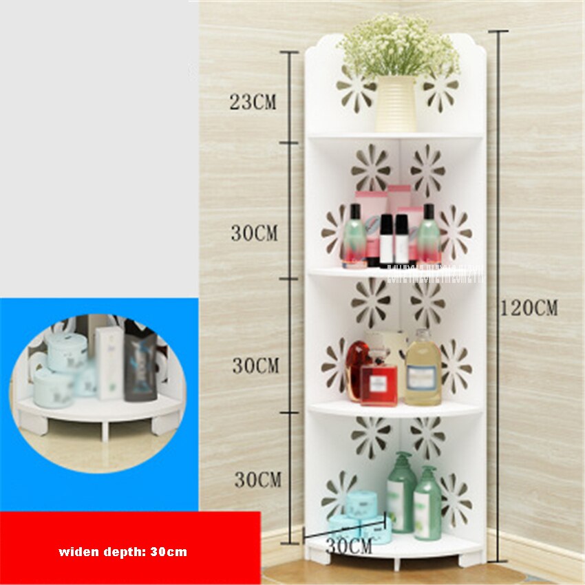 ZWJ-002 Bathroom Storage Side Cabinet No Punching ... – Grandado
