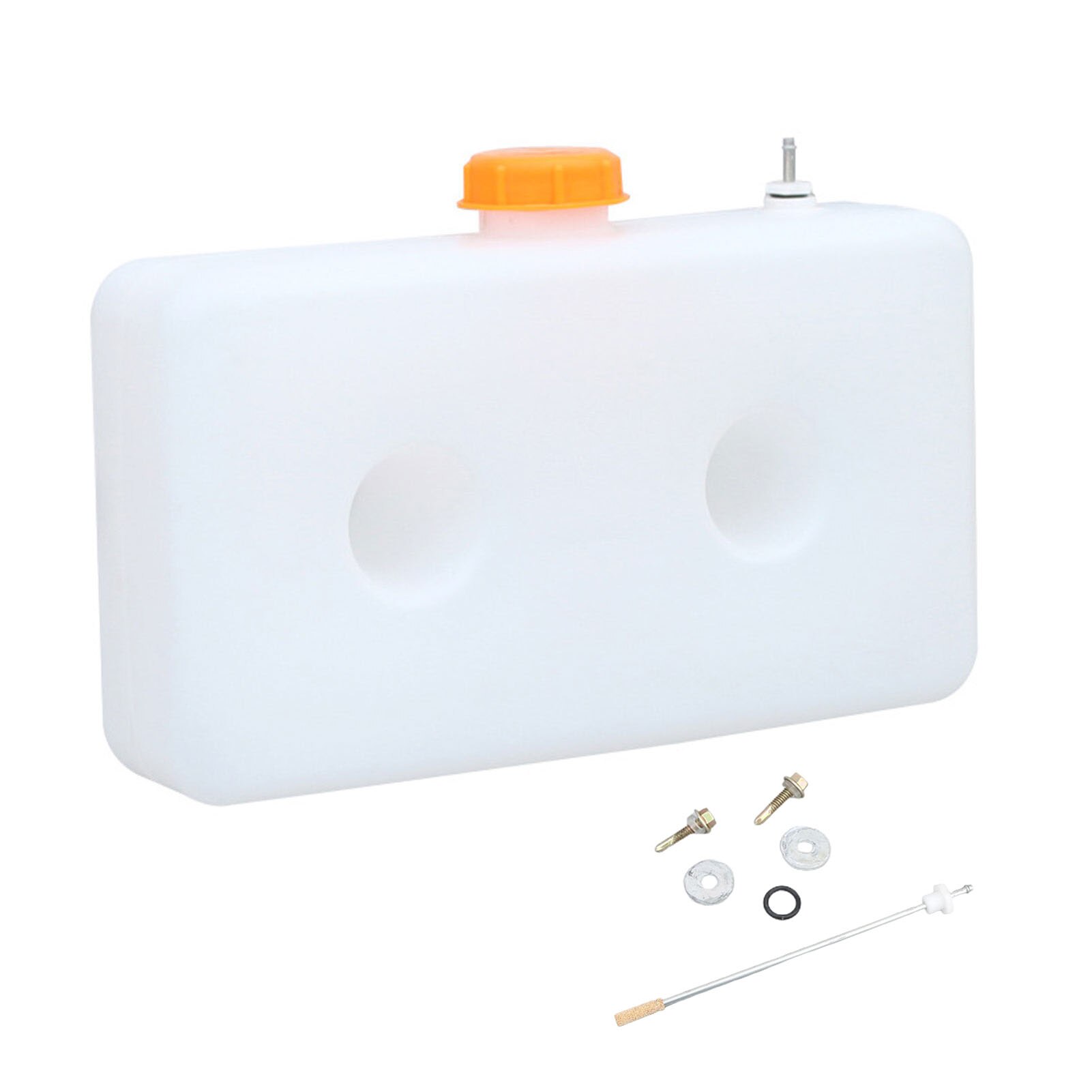 7L Resin Plastic Air Parking Heater Fuel Oil Gasoline Tank Storge Water Tank Car Truck Spare Oil Tank W/Oil extractor Screw Kit