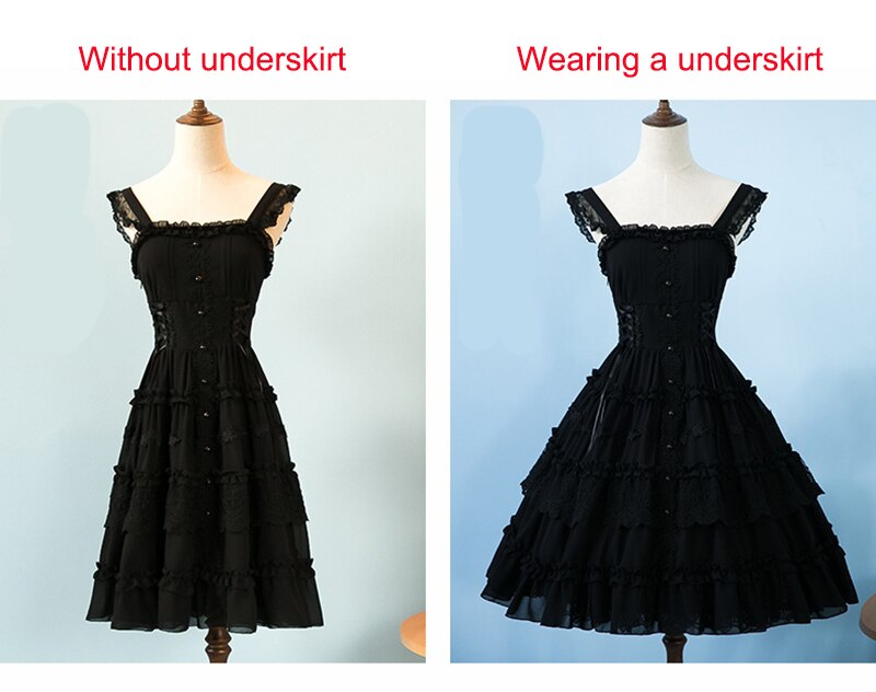 Factory Direct White Short Womens Petticoats For A Line Dress Lace Edge Lolita Rockabilly Underskirt Jupon Femme