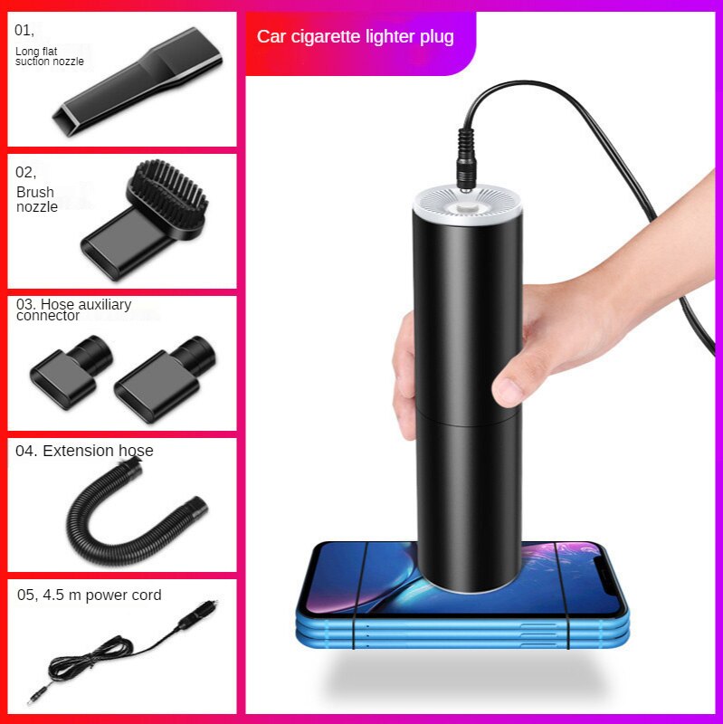 Wireless Portable Car Vacuum Cleaner Handheld Auto Vaccum 120W High strong Suction For Home Cleaning Wet Dry Mini Vacuum Cleaner