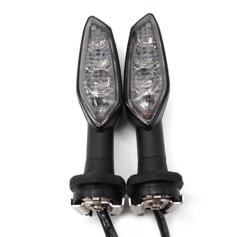 Indicateur clignotant LED pour motos, feux espaceurs, indicateur pour KAWASAKI Z1000, Z1000R, Z900, Z800, Z750, Z650, Z300, Z400, Z250, Z125: Smoke