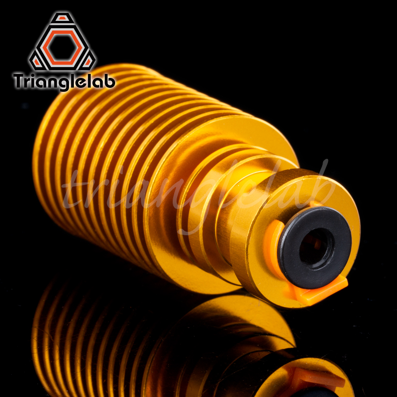 V6 Gold Heatsink For Gold Hotend Radiator Remote 1.75MM Direct & Bowden For Feeding 3D Printer Titan Extruder AQUA