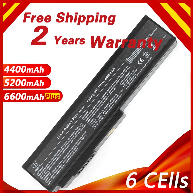Golooloo Laptop Battery For Asus N61 N61J N61Jq N61V N61Vg N61Ja N61JV N53 M50 M50s N53S A32-M50 A32-N61 A32-X64 A33-M50
