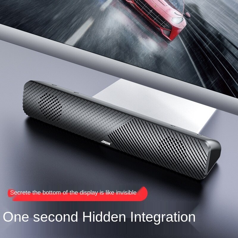 V-108Computer Audio home desktop computers and laptop Bluetooth speaker strip active USB Subwoofer