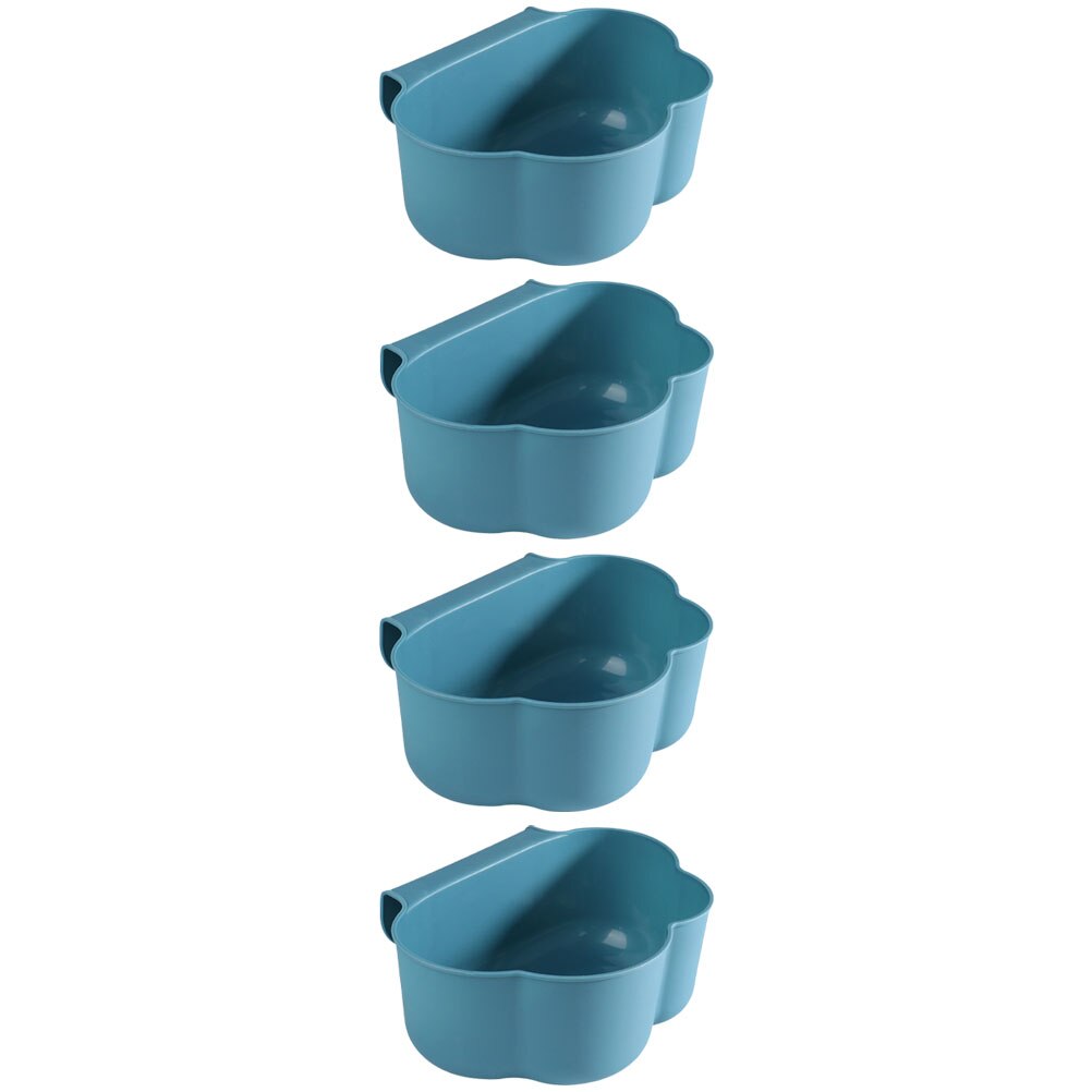 4pcs Hanging Kitchen Waste Bin Mini Garbage Container Small Garbage Bins